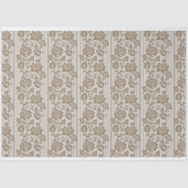 Papel de té moderno con un toque floral popular (Anverso)