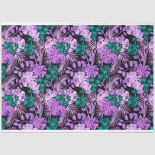 Papel de té moderno con un toque floral popular y 