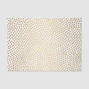 Papel de té moderno de confetti de oro