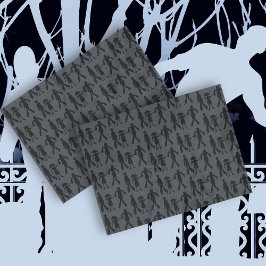 Papel de té muerto con motivos en zombis