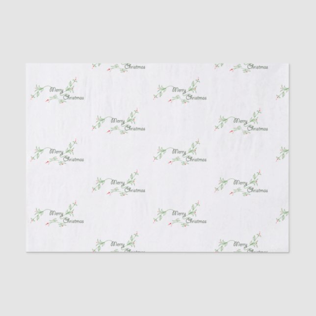Papel de té navideño (Anverso)