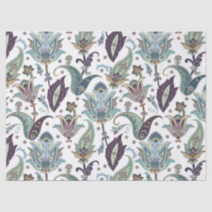 Papel de té Paisley Blue Florals