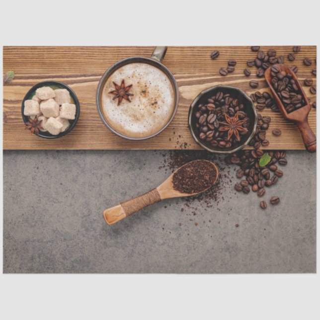 Papel de té para descafeinar café (Anverso)