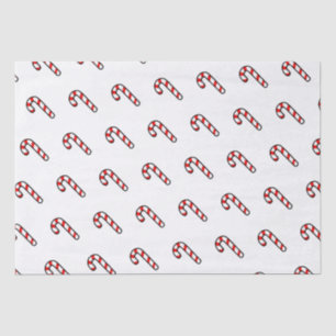 Papel de té para feriado de Candy Cane