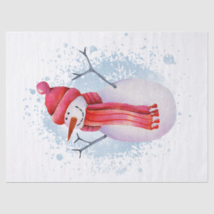 Papel de té para los Navidades de invierno con col