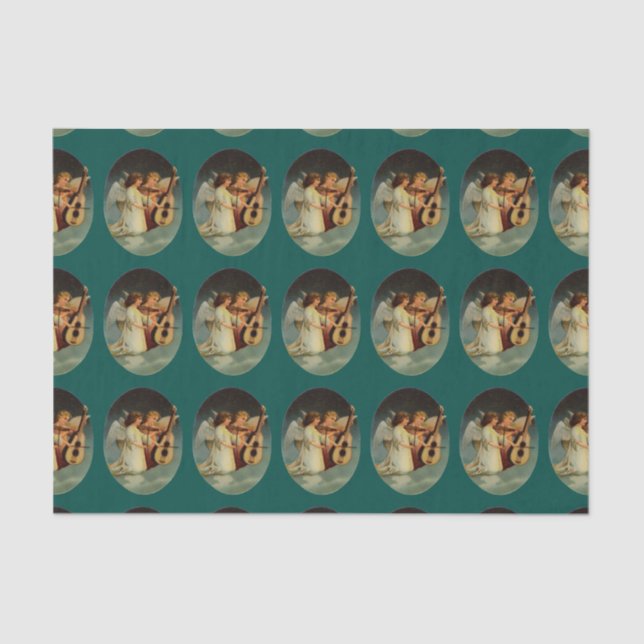 Papel de té para niños de ángel (Anverso)