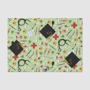 Papel de té para regalo de graduación de enfermerí