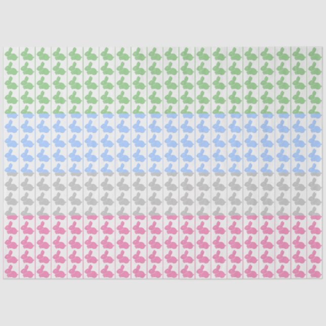 Papel de té Pastel de conejo de Pascua (Anverso)