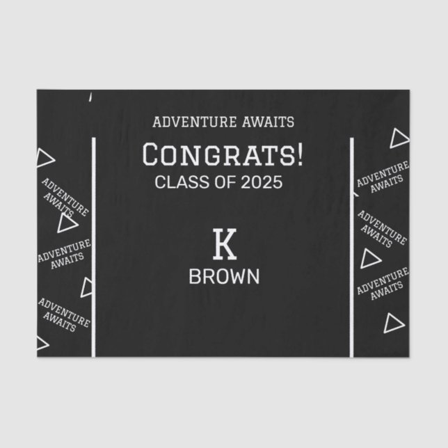 Papel de té personalizado de Personalizado blanco  (Anverso)