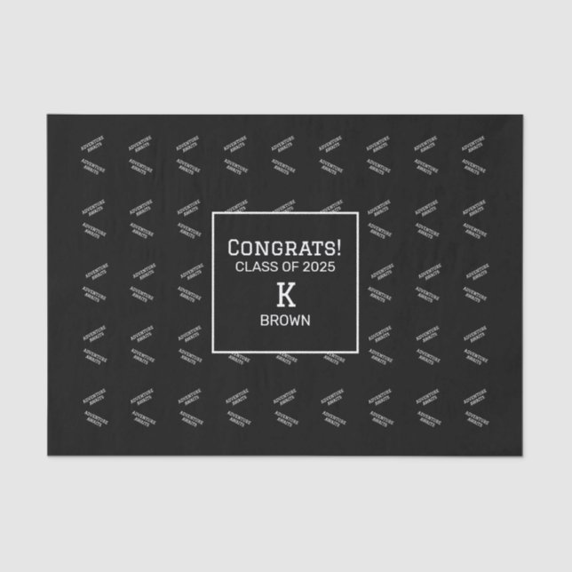 Papel de té personalizado de Personalizado blanco  (Anverso)