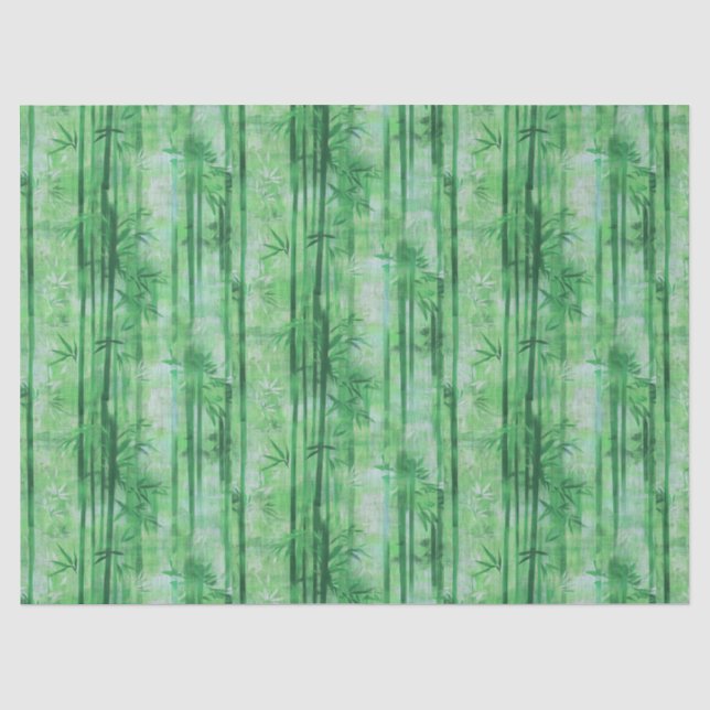 Papel de té verde de bambú pequeño - 10 lb, 17"x23 (Anverso)