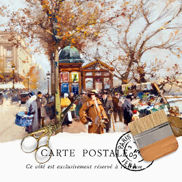 Papel de té vintage de Paris Belle Epoque