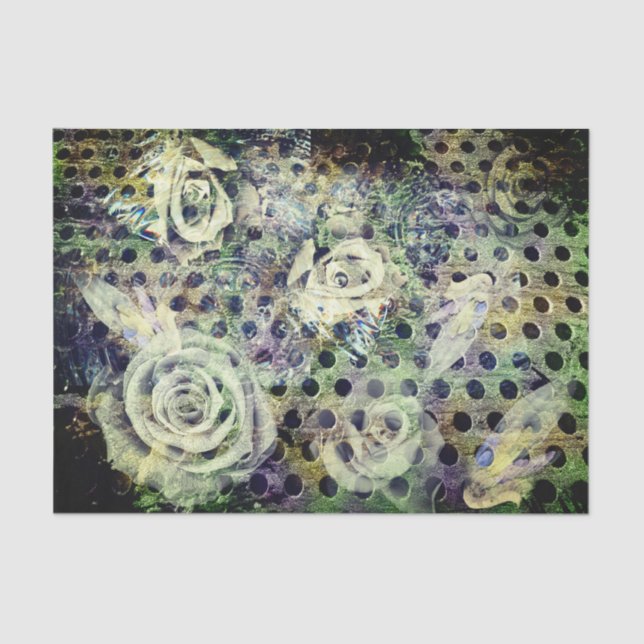 Papel de té vintage Rusty y Angel Wing (Anverso)