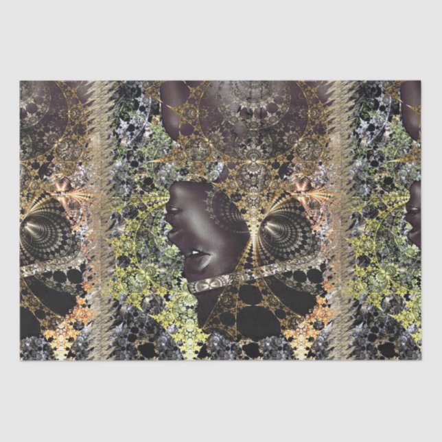 Papel de tejido afrocéntrico (Anverso)