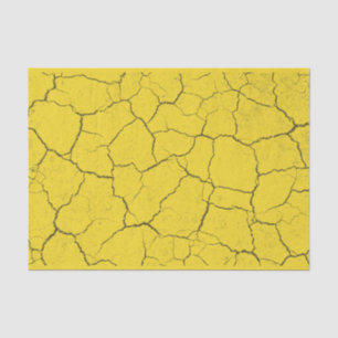 Papel de tejido amarillo mostaza roto