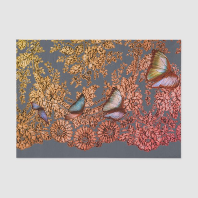 PAPEL DE TEJIDO ANTIGUO DE PATRÓN (Anverso)