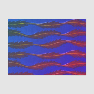 Papel de Tejido AZUL JAPONÉS WOODBLOCK PATTERN