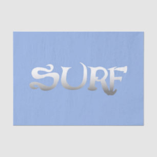 Papel de tejido azul surf