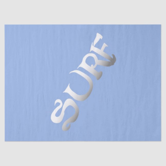 Papel de tejido azul surf inclinado (Anverso)