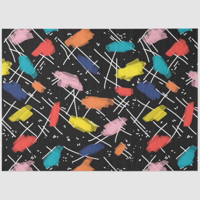 Papel de tejido brillante y audaz inspirado en los (Anverso)