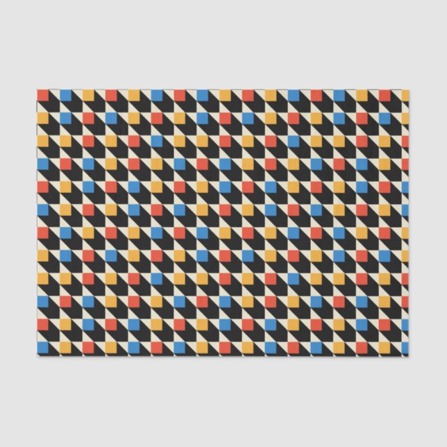 Papel De Tejido Colorido (Anverso)