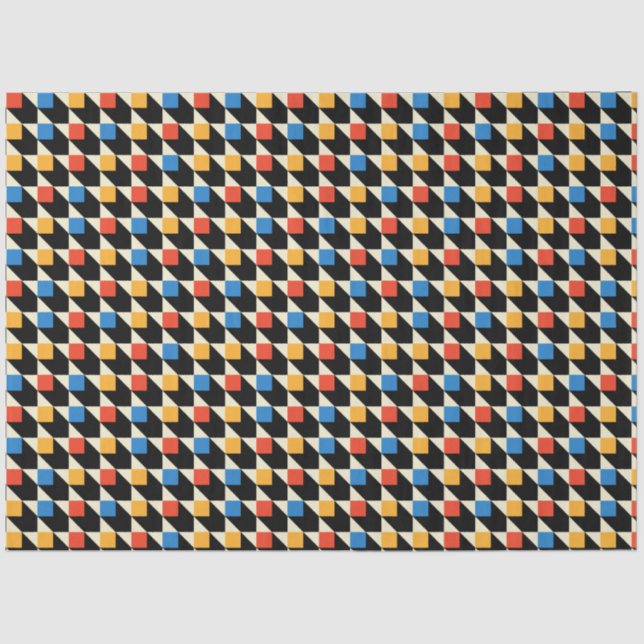 Papel De Tejido Colorido (Anverso)