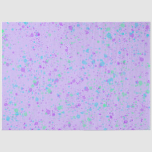 Papel de tejido con bandeja de pintura púrpura