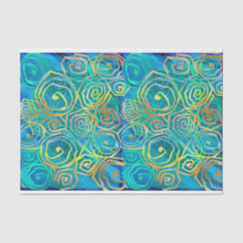 Papel De Tejido Con Patrón Rápido Artístico.