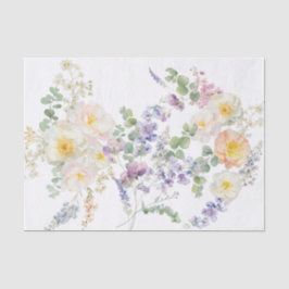 Papel de tejido de abejas florales