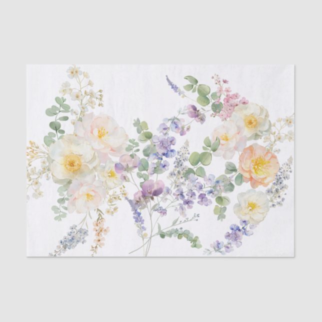 Papel de tejido de abejas florales (Anverso)