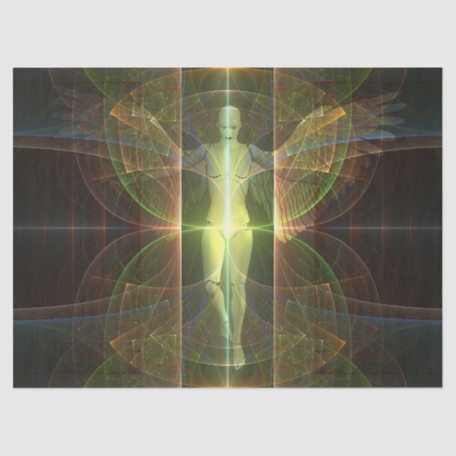 papel de tejido de ángel androide (Anverso)