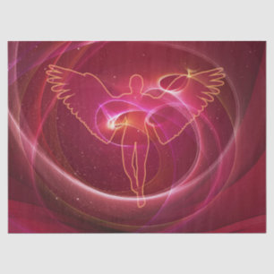papel de tejido de ángel moderno