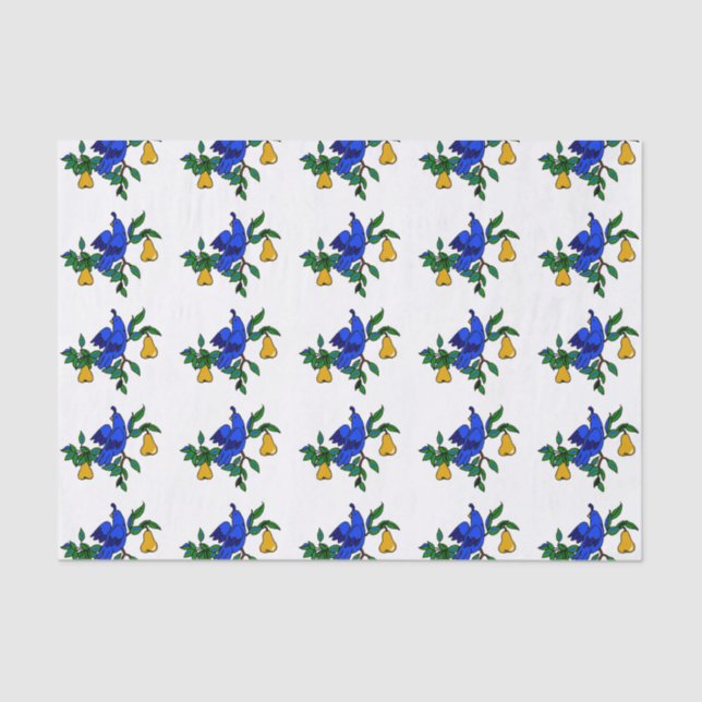 Papel De Tejido De Árbol De Peras (Anverso)