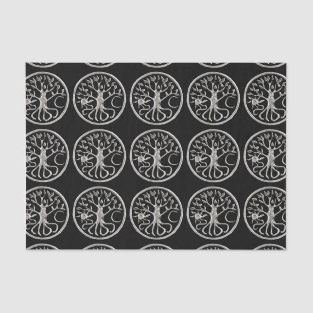 Papel De Tejido De Árbol De Vida (Anverso)
