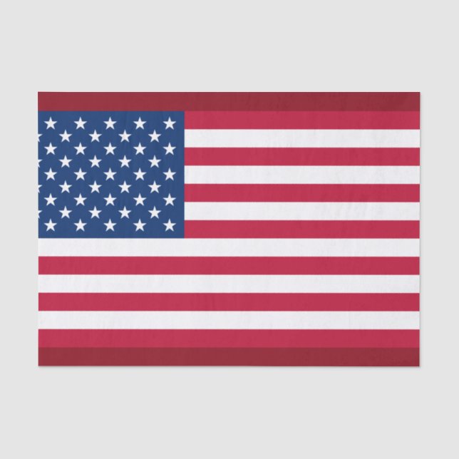 papel de tejido de bandera estadounidense (Anverso)