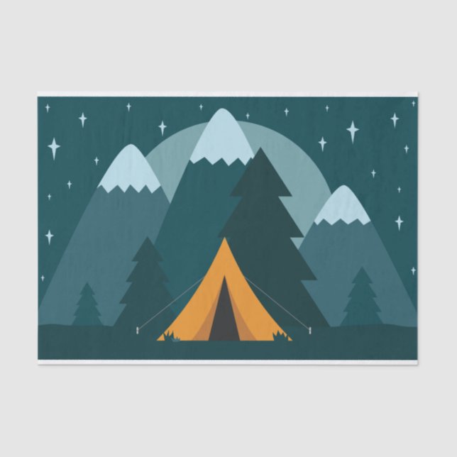 papel de tejido de camping (Anverso)
