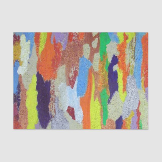 Papel de tejido de cemento pintado (Anverso)