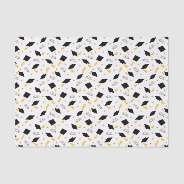 Papel de tejido de clase de graduación (Anverso)