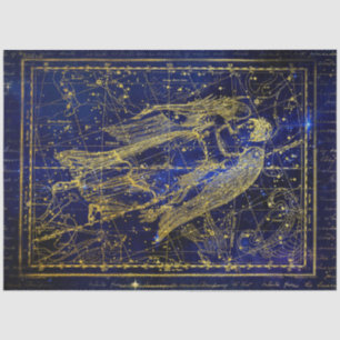 papel de tejido de constelación virgen