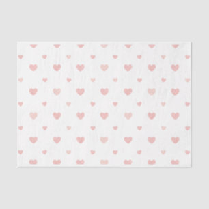 Papel de tejido de corazón rosado Purpurinoso