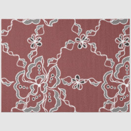 Papel de Tejido de desacoplamiento de encaje negro