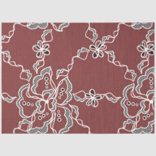 Papel de Tejido de desacoplamiento de encaje negro