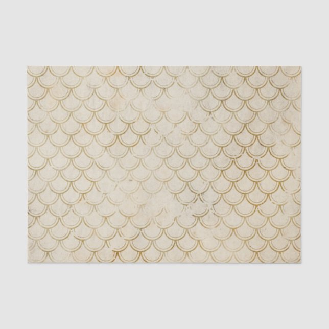 Papel de tejido de descomposición de escalas de si (Anverso)