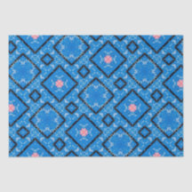 Papel de tejido de diamante rosa negro azul con pr