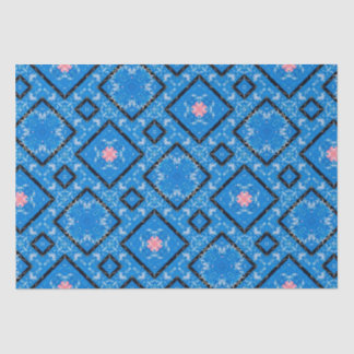 Papel de tejido de diamante rosa negro azul con pr