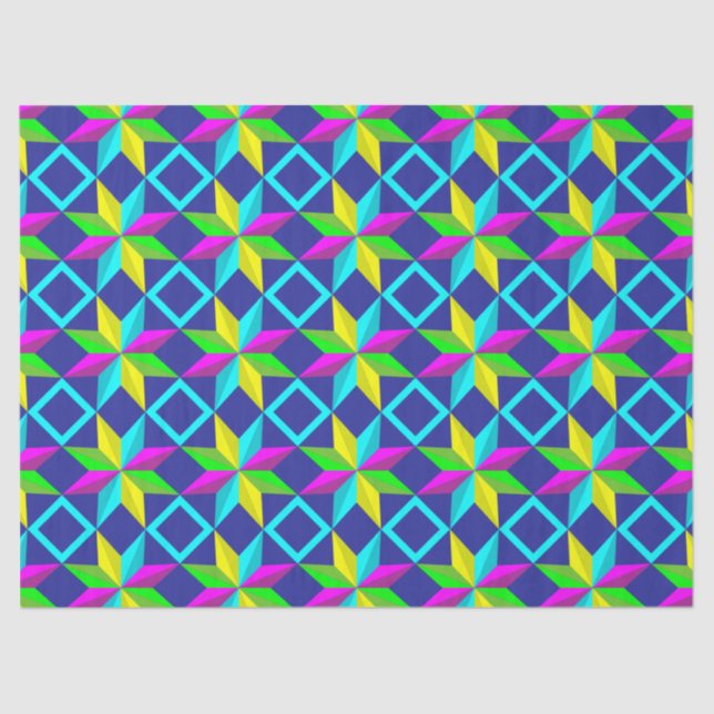 papel de tejido de estrella neonesa (Anverso)