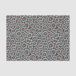 Papel de tejido de flores