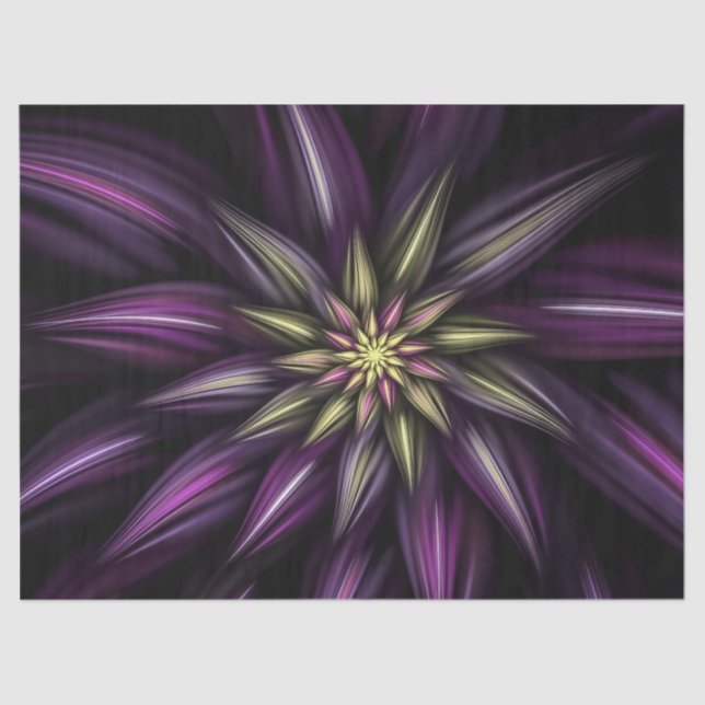 papel de tejido de flores abstractas (Anverso)