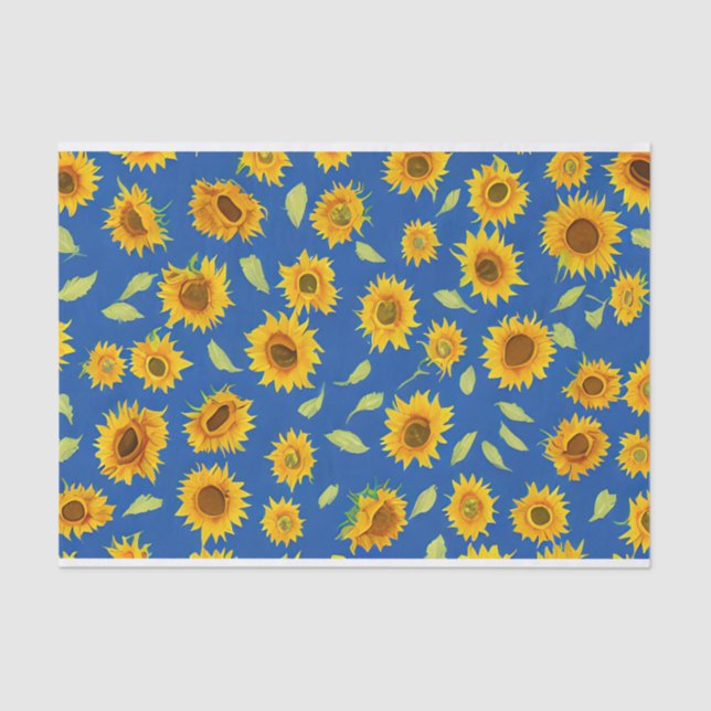 Papel de tejido de girasol (Anverso)