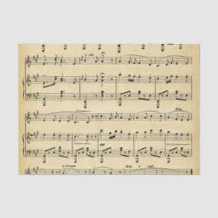 Papel de tejido de hoja antigua